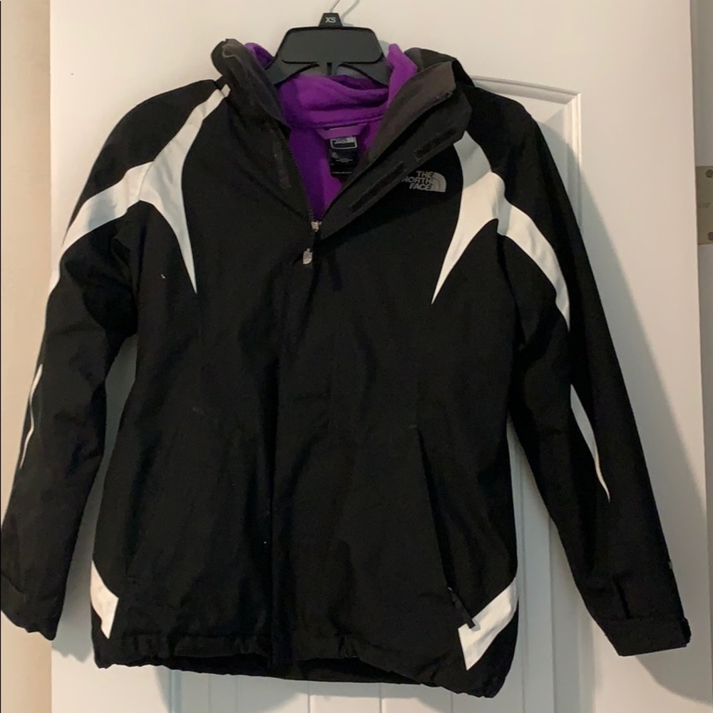 2 in 1 North Face hooded jacket
